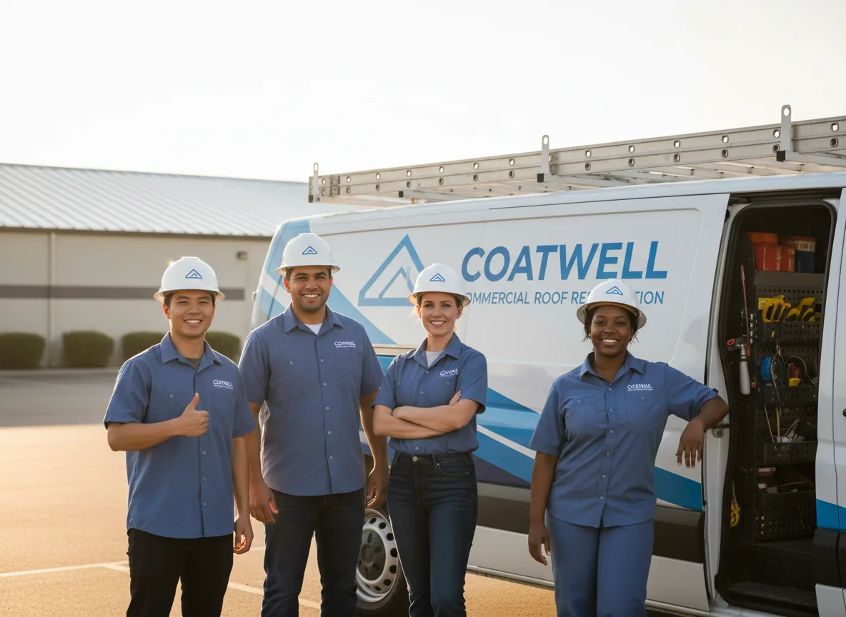 Commercial roof coating company in Beach, ND